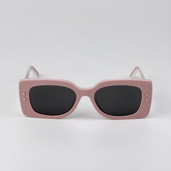 Dior DIORPACIFIC S1U Sunglasses – Pink & White Rectangle Frame | Model 40A0 main image 8